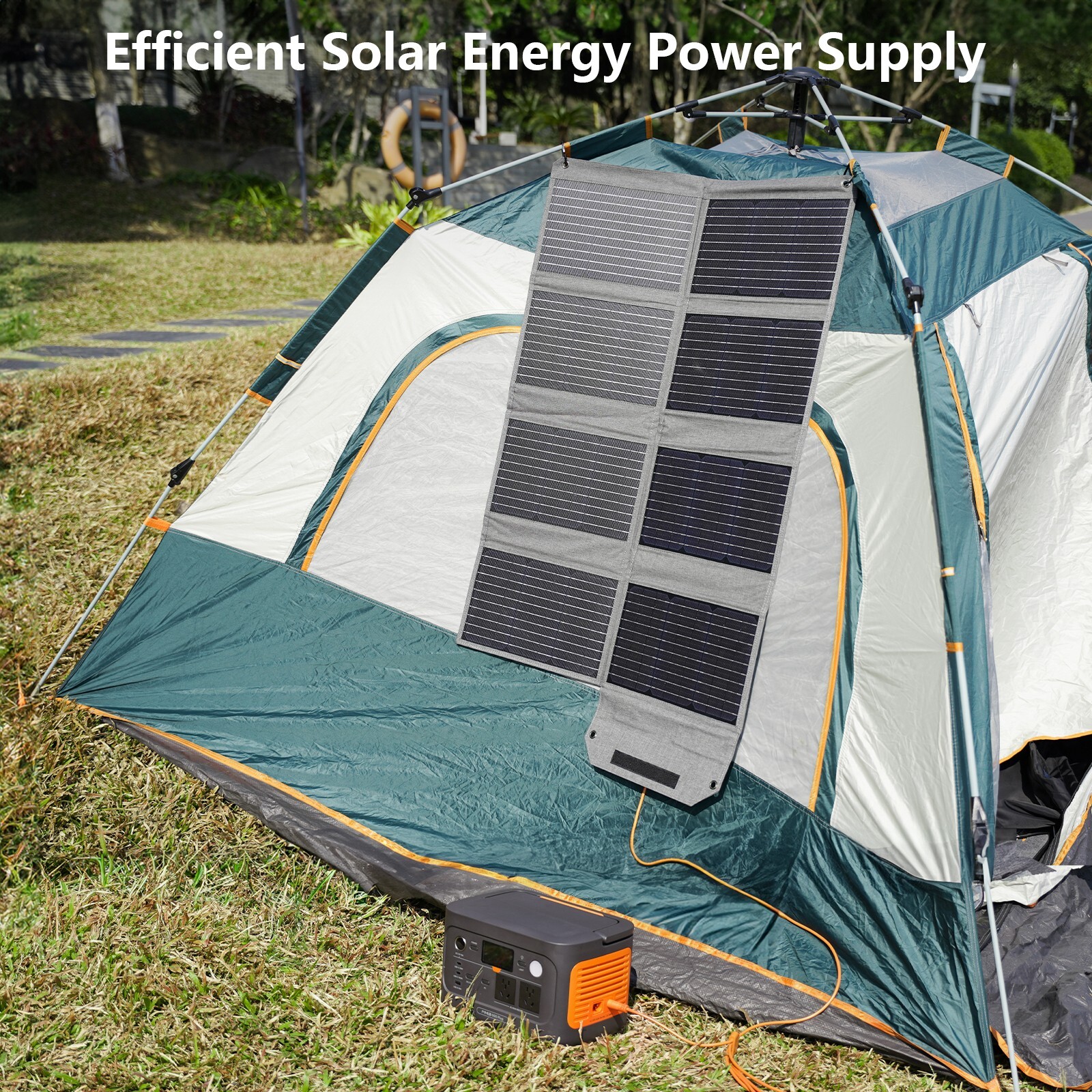 Camping Solar Panels 40W 80W Foldable Solar Panel Charger Type-C USB DC Outputs