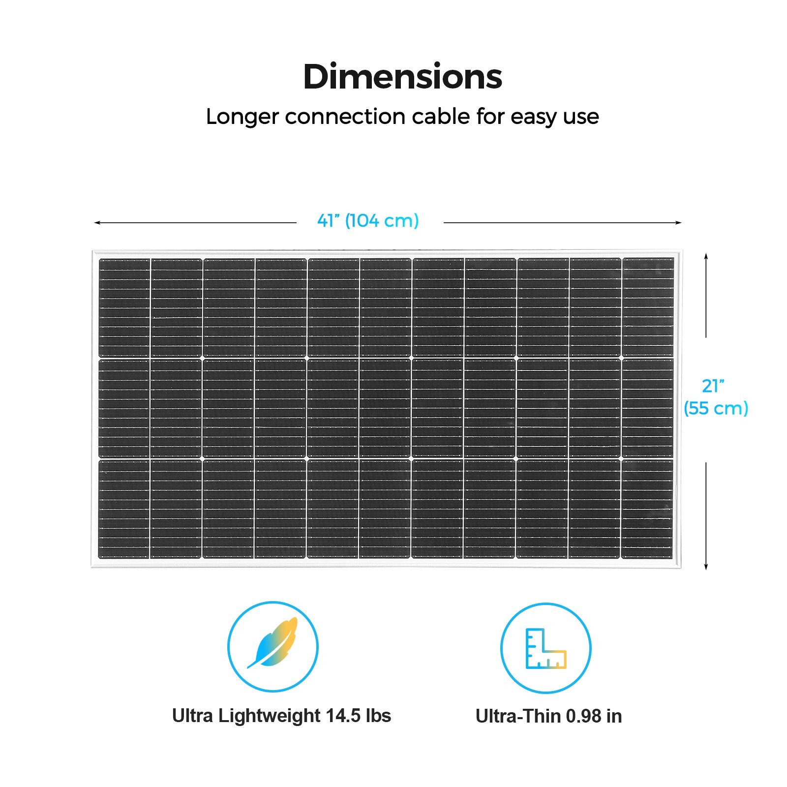 120W Watt Glass Solar Panel Monocrystalline PV Modul for RVs Camping Boat IP68
