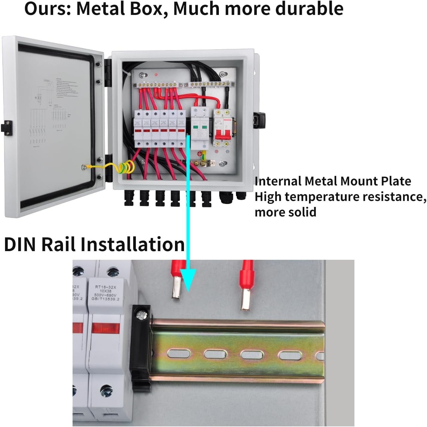 Waterproof Solar Combiner Box for 6 Strings – Enhanced Efficiency & Safety
