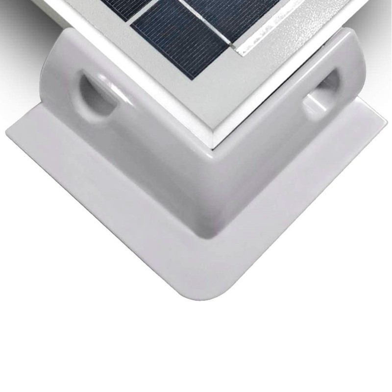 7pcs Solar Panel Mounting Bracket Plastic Roof Mount Corner Bracket Drill-Free