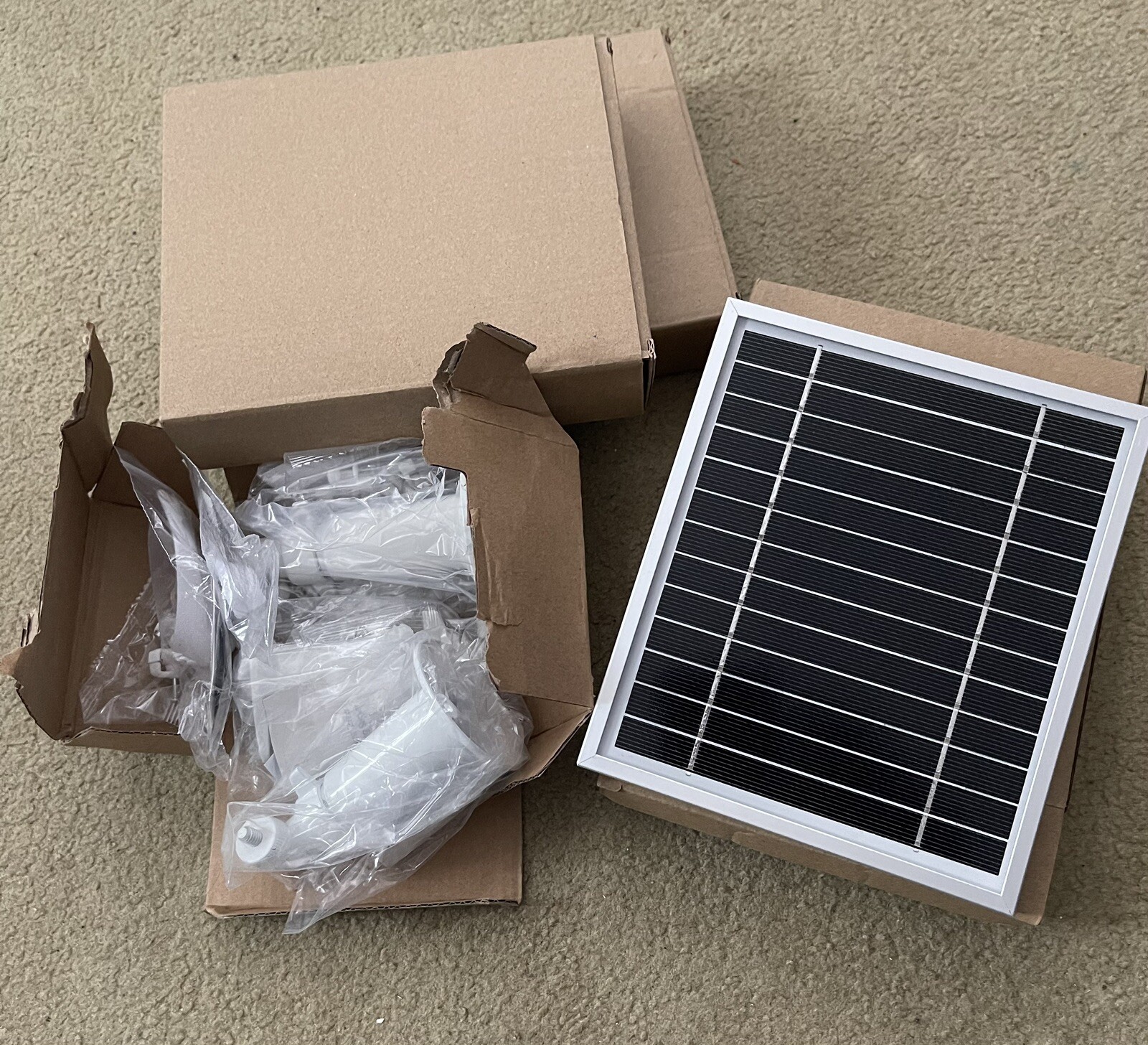 3 Pack Solar Power Panel for Arlo Essental Spotlight, Outdoor Weatherproof
