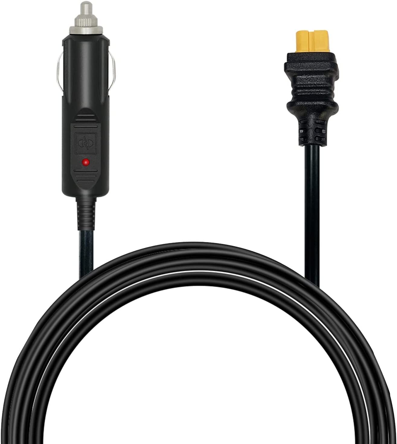 ALLPOWERS Car Cigarette Lighter to XT60 Power Pole Solar Extension Cable 14AWG