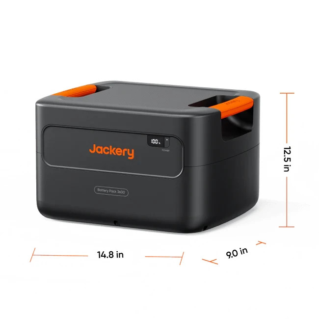 Jackery 3600 3584Wh Home Backup Battery Pack for Jackery HomePower 3600 Plus