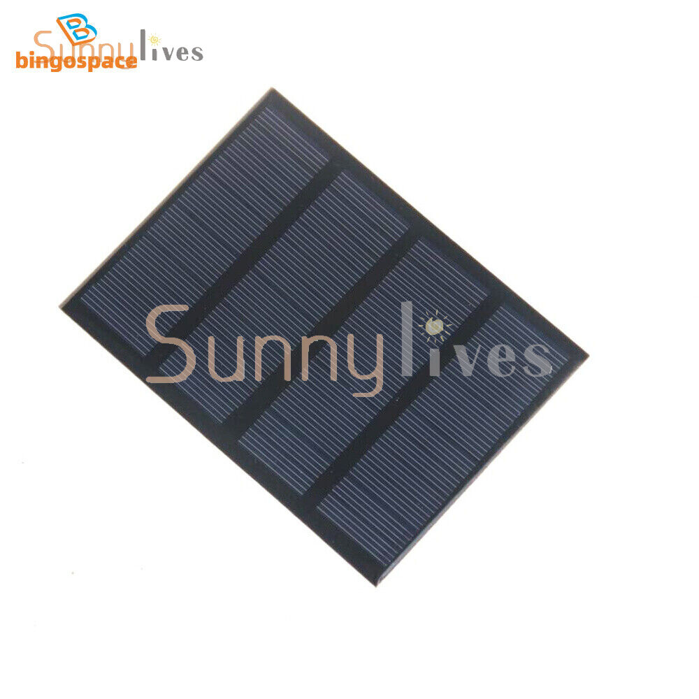 2V/5V/6V/12V Monocrystalline Solar Panel Module For Motor Toys Lawn Lamp New