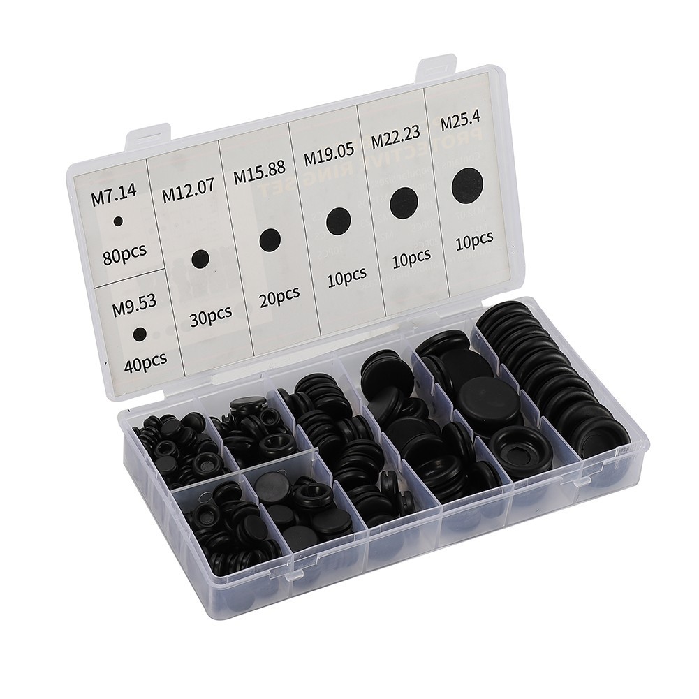 Rubber Grommets for Cylinder Valve Pump and Electrical Appliance 200PCS