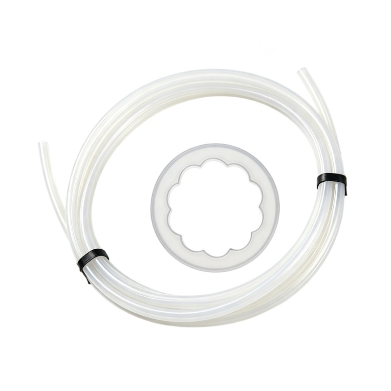 3D Printer PTFE Feed Tube with Star Bore Guide for 1.75mm Print Material, 2m