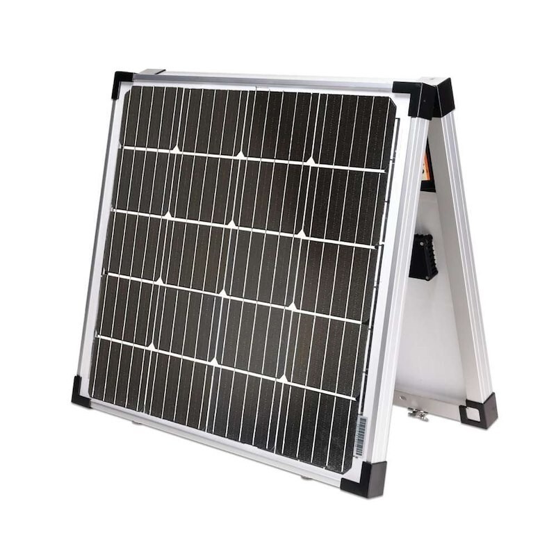 Go Power! GP-PSK-90 90W Portable Folding Solar Kit, Black (F)
