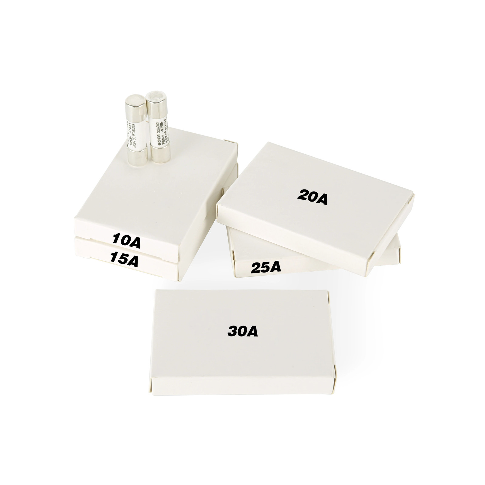 10PCS DC Fuse gPV 10x38mm 1000V 10A-30A Fusible Link For PV System Protect