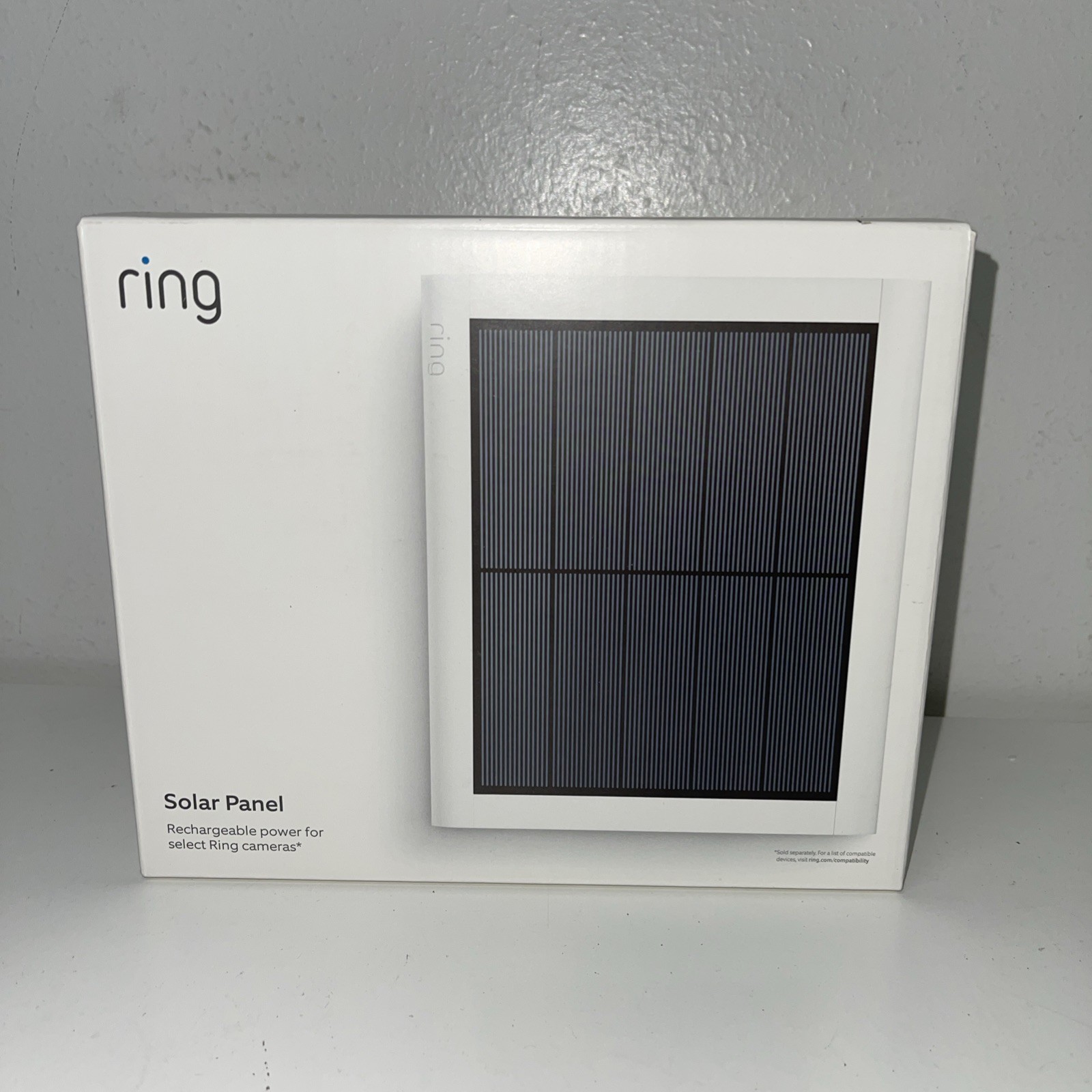 Ring 4W 2nd Generation Solar Panel for Select Ring Security Cameras White Sealed