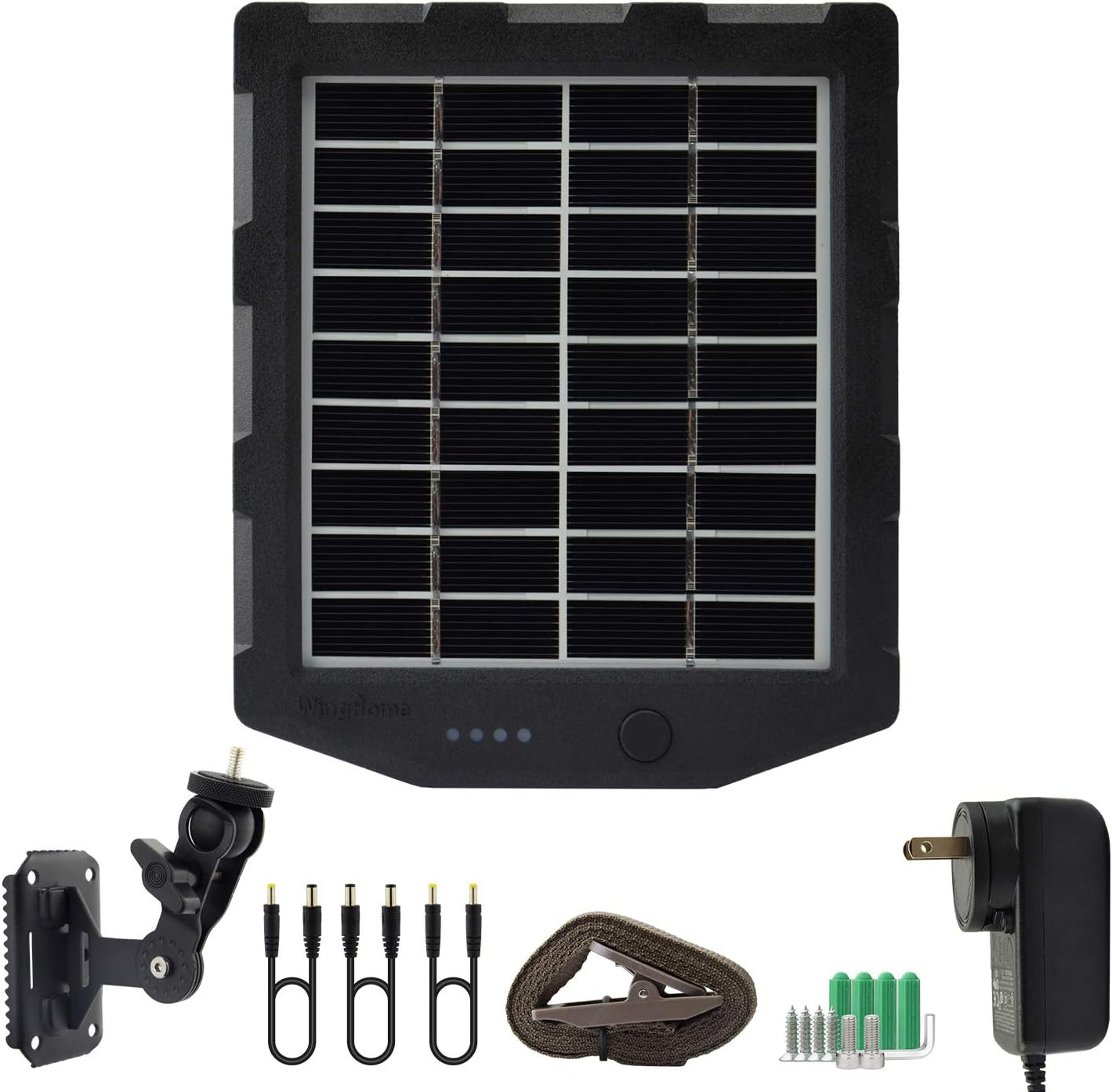 Trail Camera Solar Panel, Solar Battery Charger Kit 12V/1A 6V/1.5A with Build-I