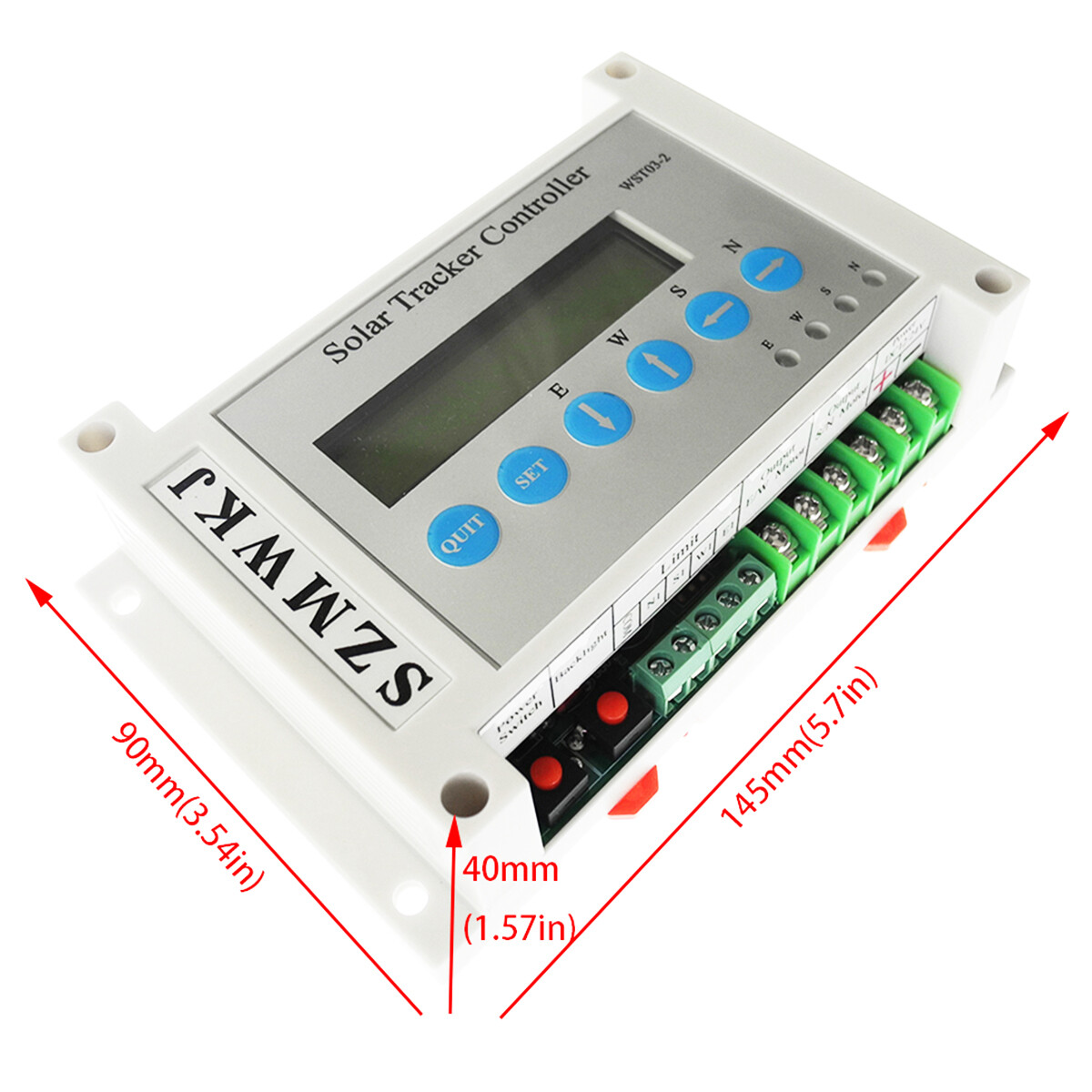 LCD Solar Tracker Kits W/ 6000N Linear Actuator W/ LCD Controller W/ Wind Sensor