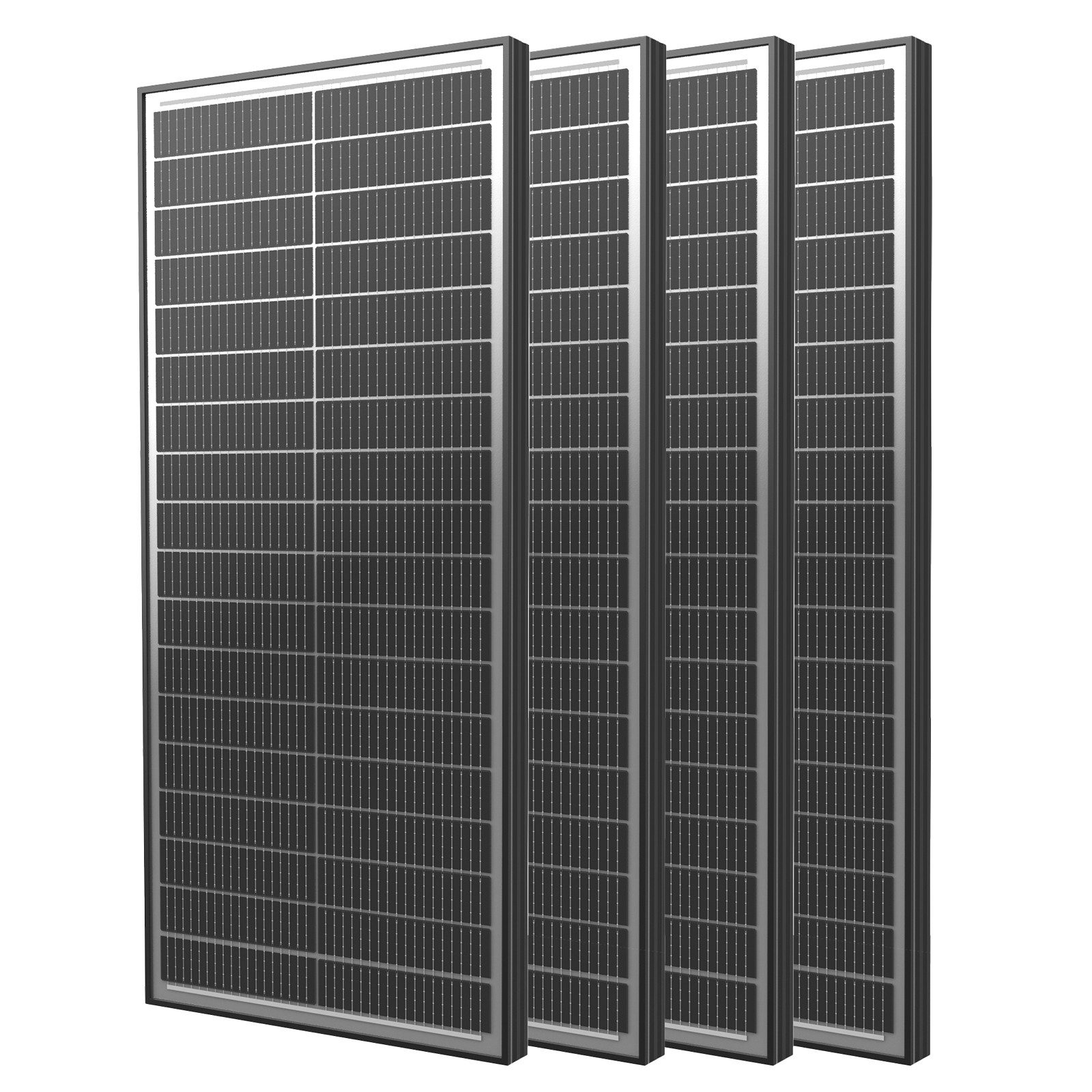 4*100W solar panel, 18BB , 25.5% efficient photovoltaic module
