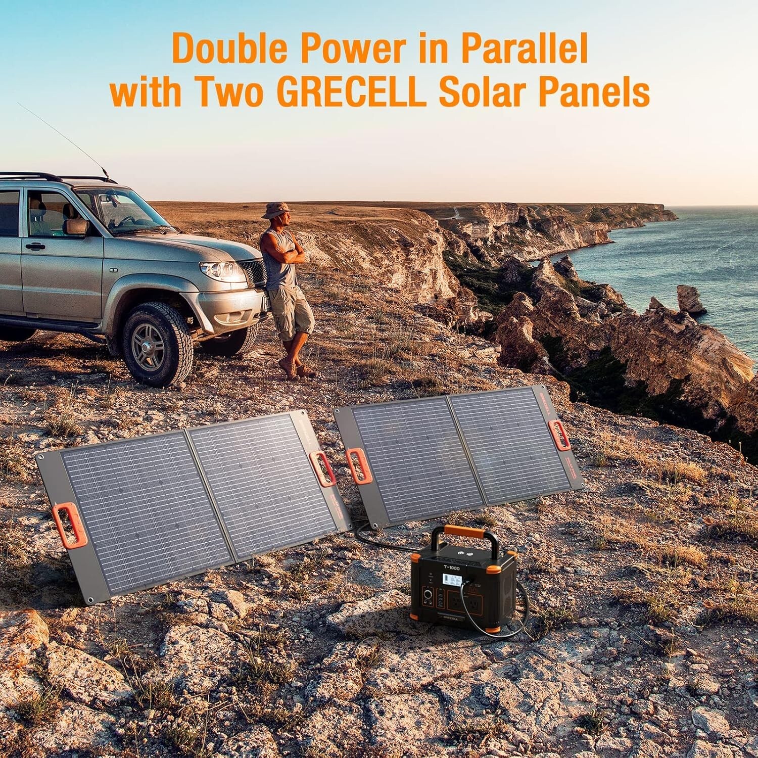Foldable 100W Solar Charger – Efficient Energy for Your Outdoor Adventures