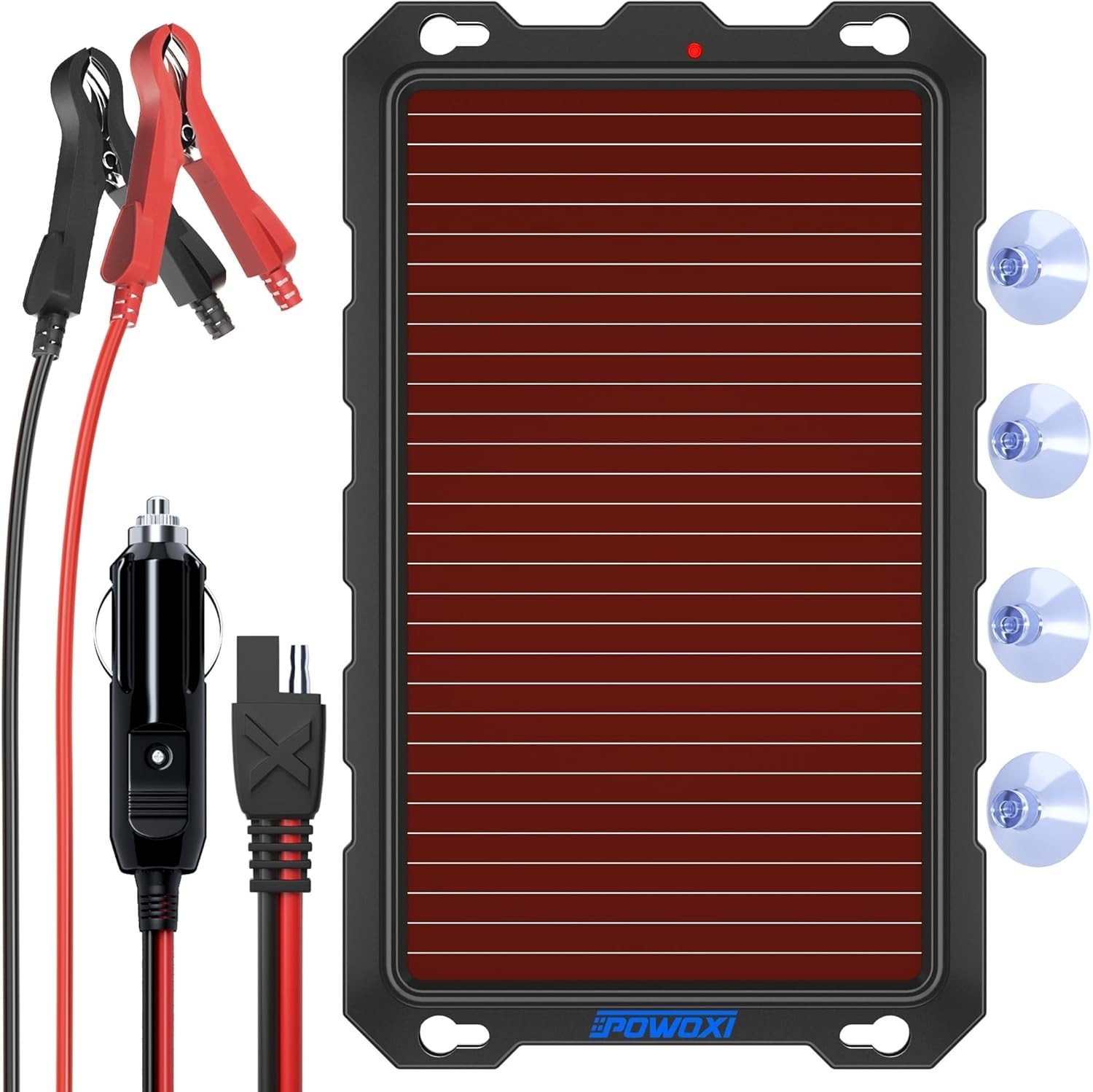 3.3W-Solar-Battery-Trickle-Charger-Maintainer -12V Portable Waterproof Solar …