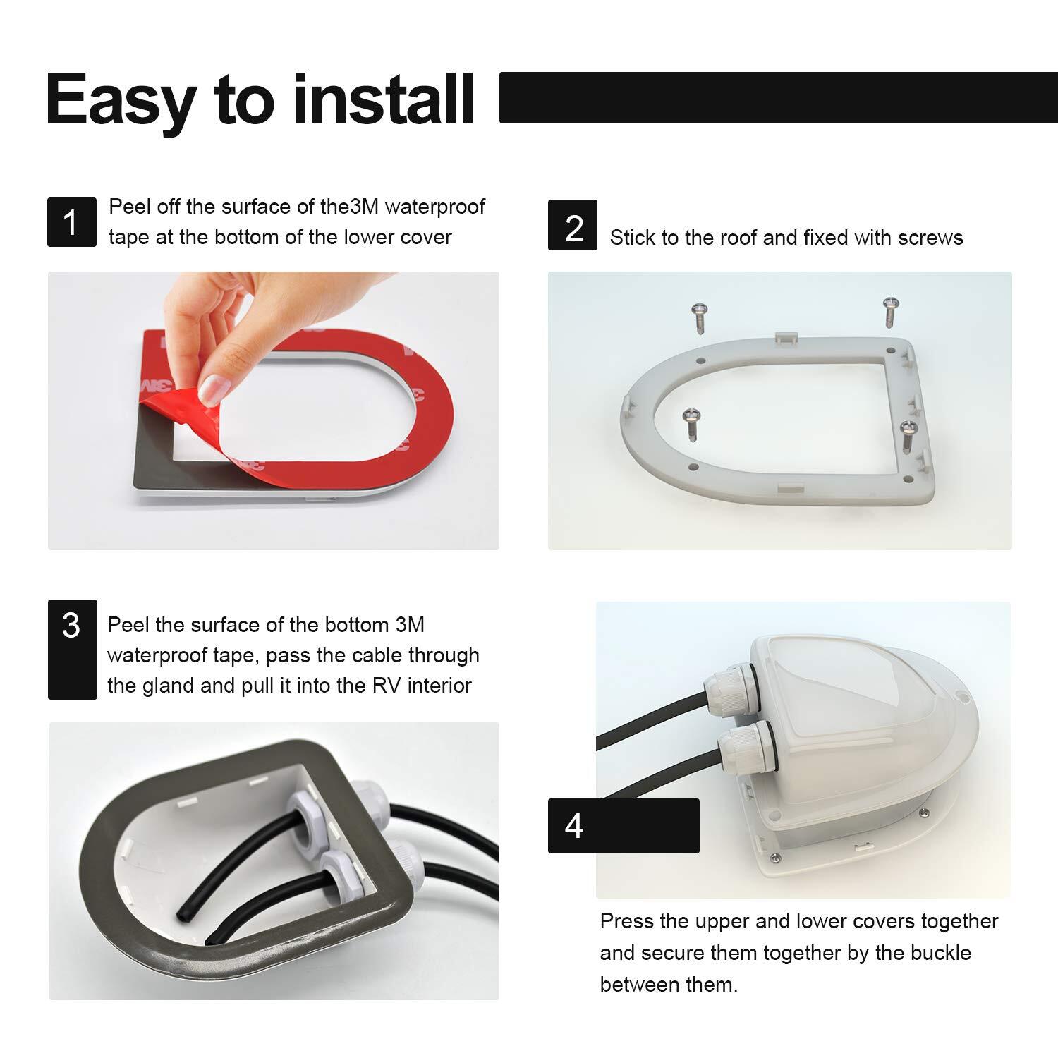 Abs Solar Double Cable Entry Gland For All Cable Types 2mmฒ To 6mmฒ For Solar Pr
