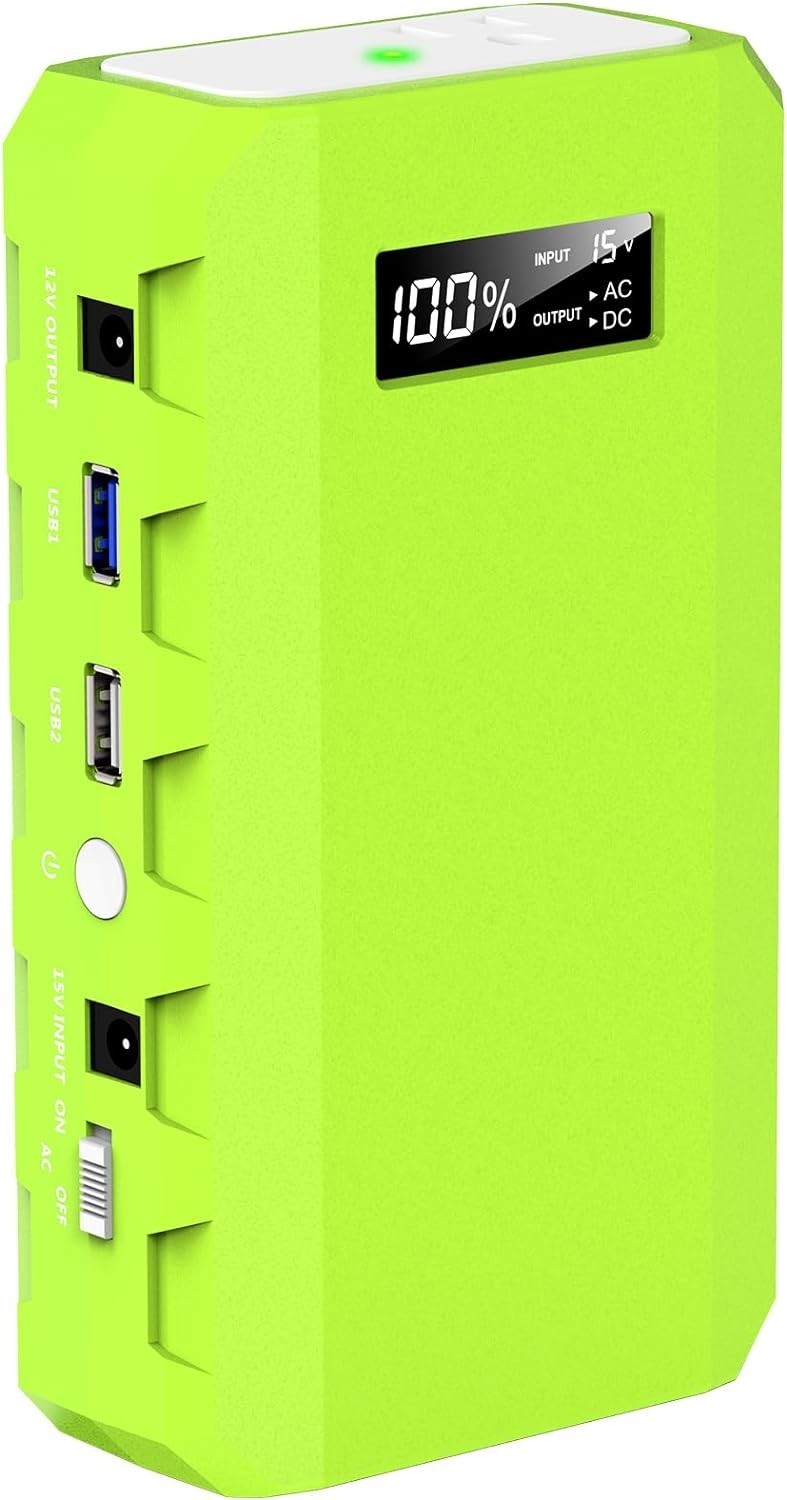 Portable Power Station with AC Outlet, 65W/110V External Battery Pack 24000mA…
