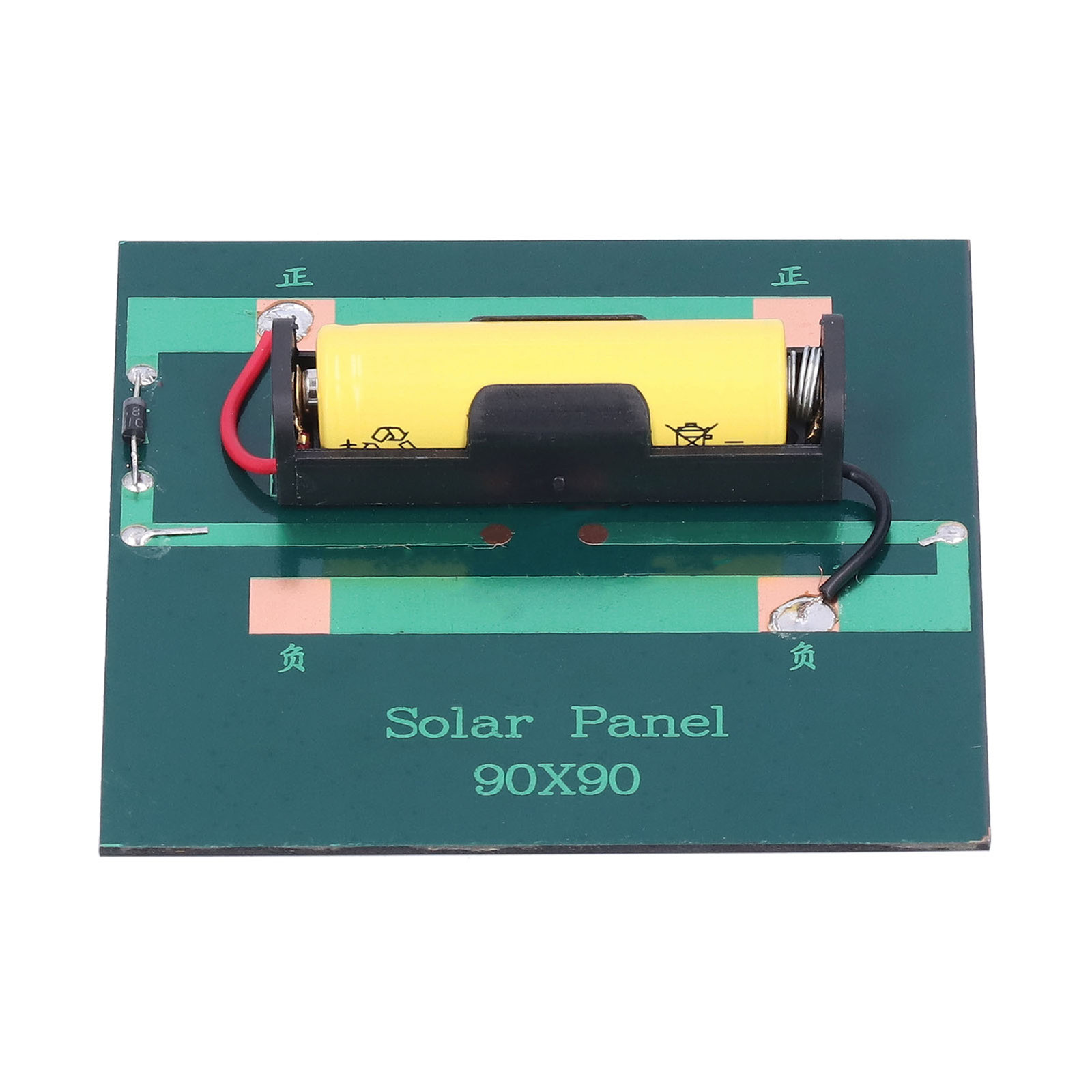 AUHX Solar Power Bank 1W Solar Charger For .2V AA Batteries Power Supply