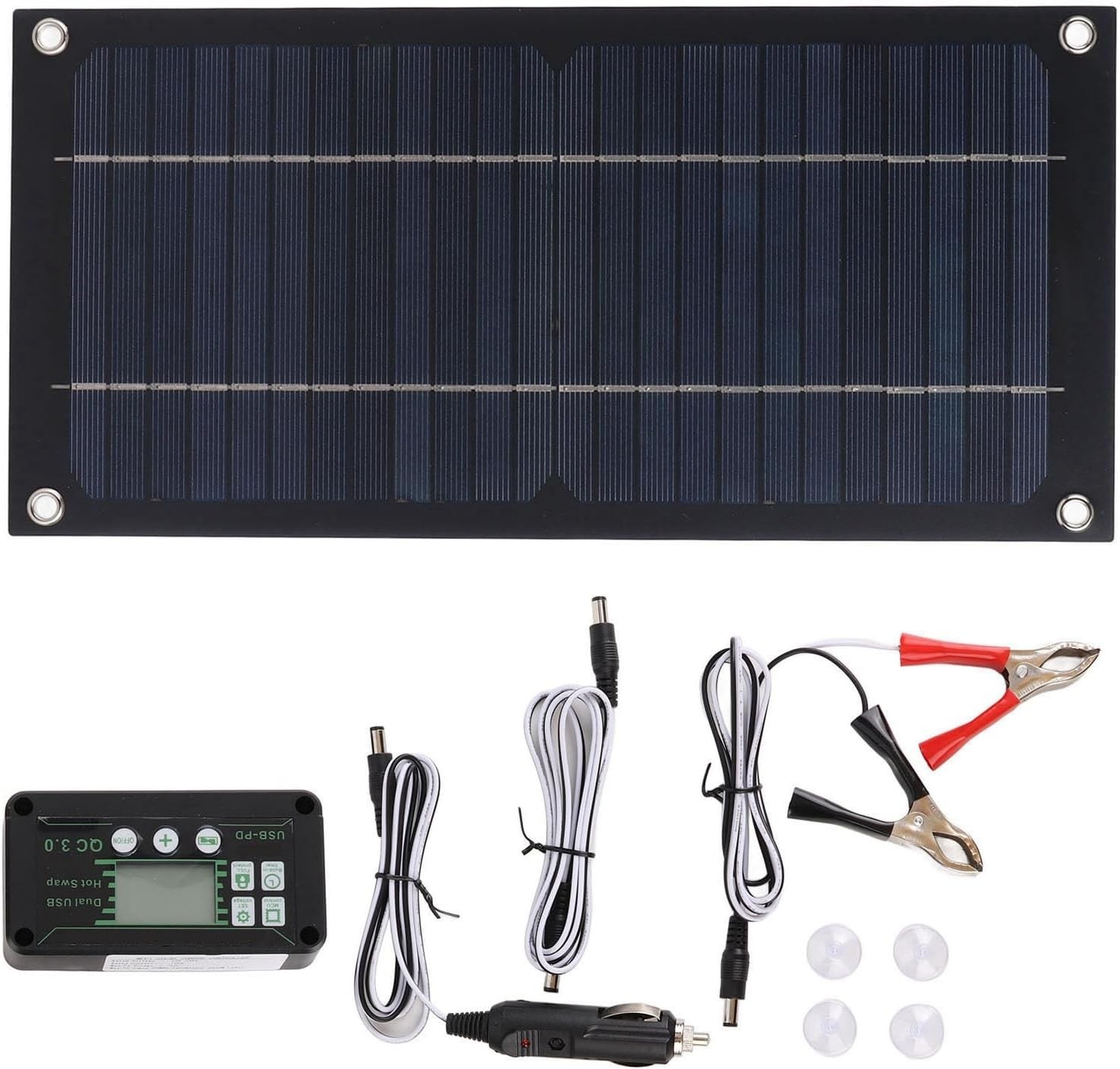 High-Efficiency 600W Solar Panel Charger with 100A Controller for Adventure