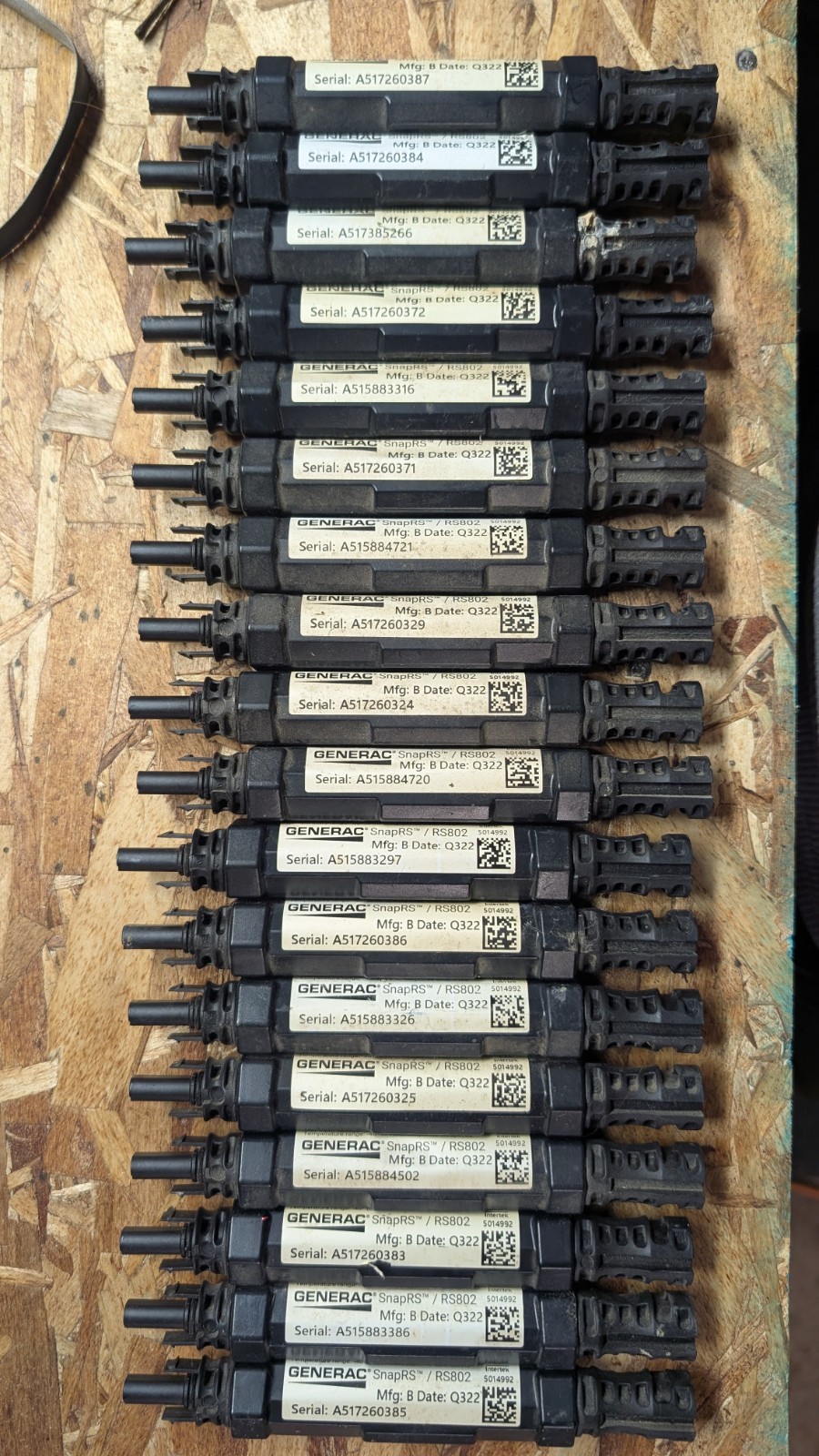 (LOT OF 18) Generac SnapRS / RS802