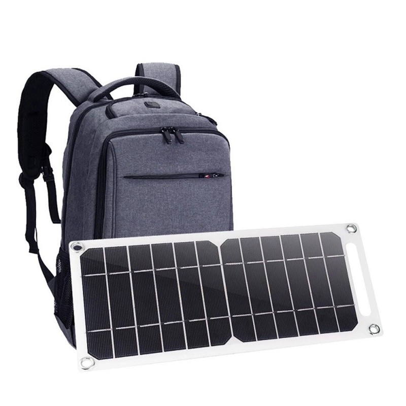 10W 5V Cellphone Solar Charger Panel Outdoor Camping Portable Mobile Power