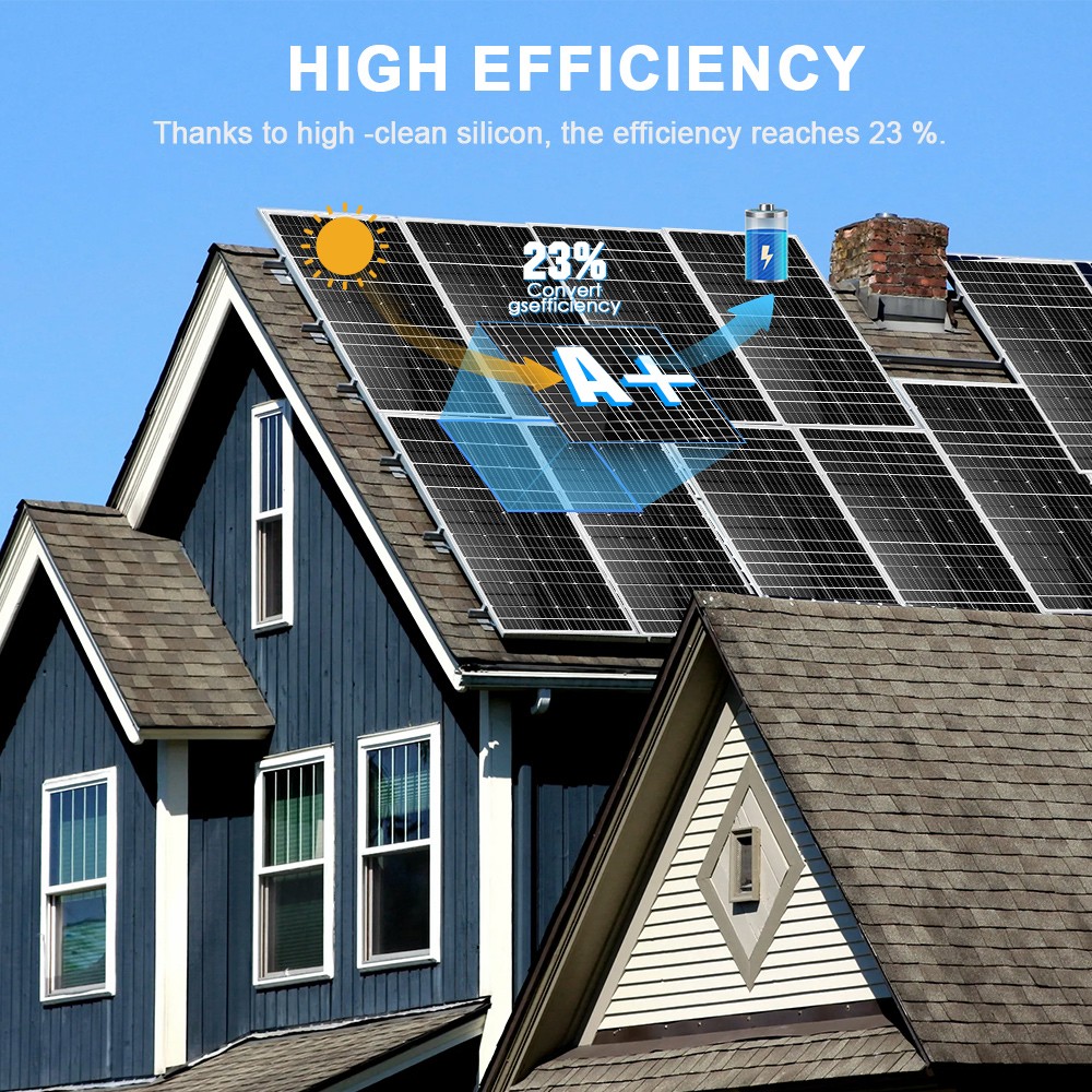 400W Watt Solar Panel High Efficiency for RV Marine Boat Cabin Off Grid System