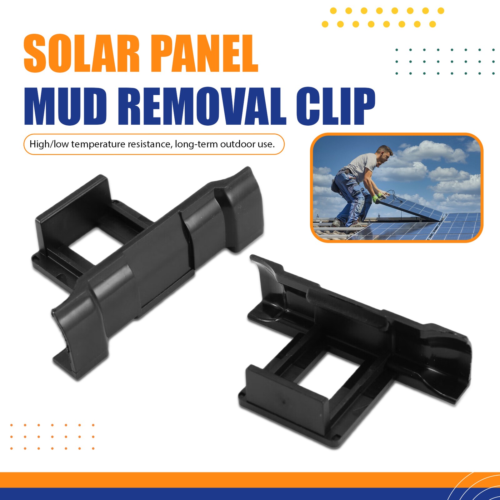30Pc Solar Panel Frames Water Drained Clip Thickness 30mm PV Panels Auto3191