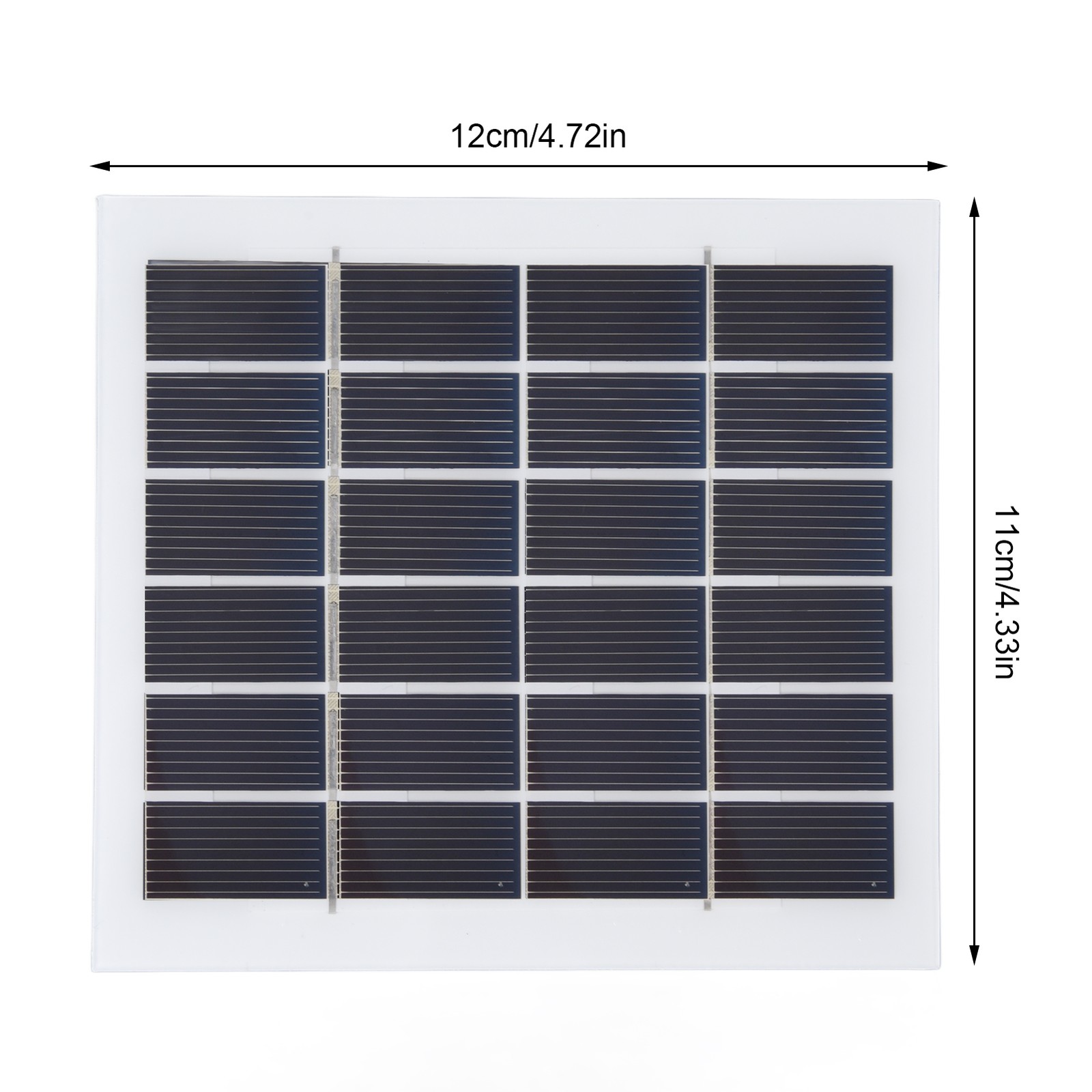 2 Pcs Monocrystalline Solar Plate Lightweight For Indoor And Outdoor Use