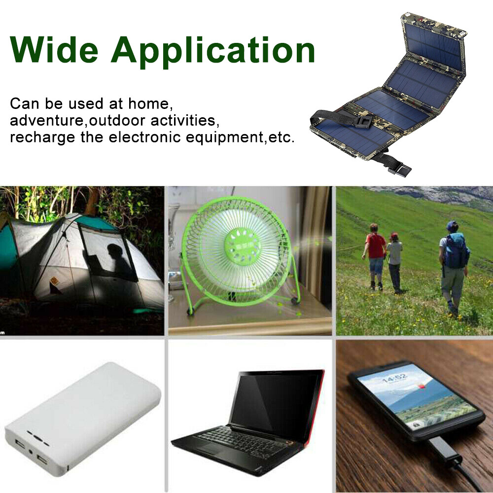 Solar Panel Charger – Weatherproof, RV Travel & Outdoor Gear Energy Supply