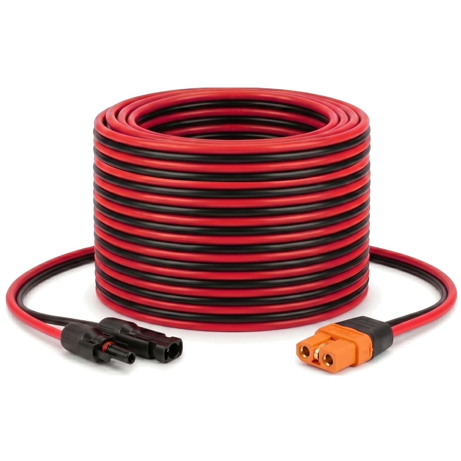 25ft Solar Panel XT60i Cable 10AWG Waterproof Connector