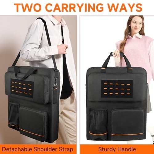 Padded Solar Panel Storage Bag for Jackery & Anker – Travel Case with Shoulder S