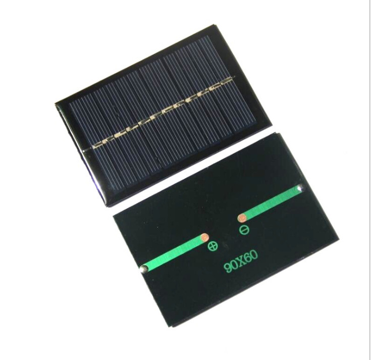 Solar Panel Module For Battery Cell Phone Charger DIY Model:90X60mm 6V 0.6W