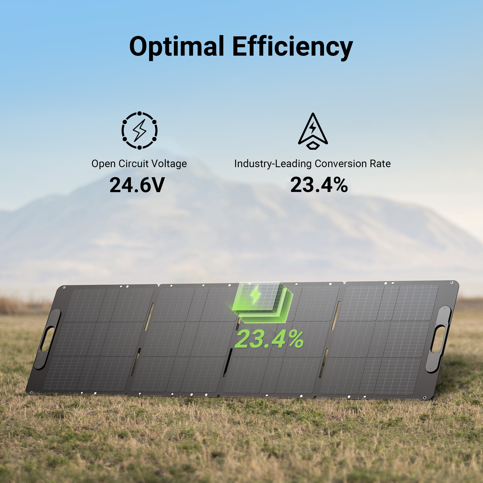 Dabbsson 1382Wh Power Station 2400W Solar Generator w/210W Solar Panel Camping