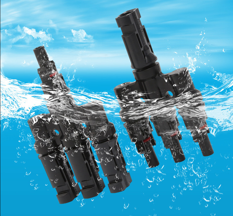 MC-4 Connector 3T Branch Solar PV Multi Parallel Branch for Solar System KIT DIY