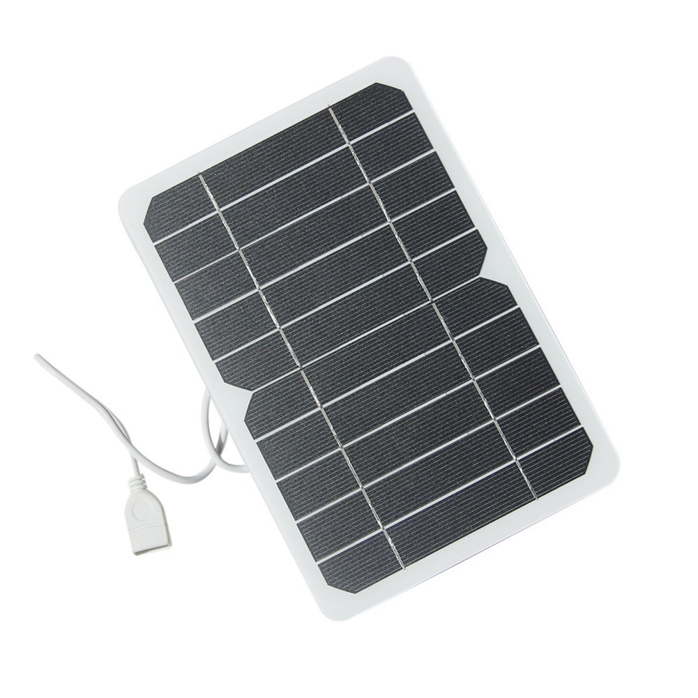 High Conversion Rate 5V Solar Panel USB Bank for Outdoor Activities