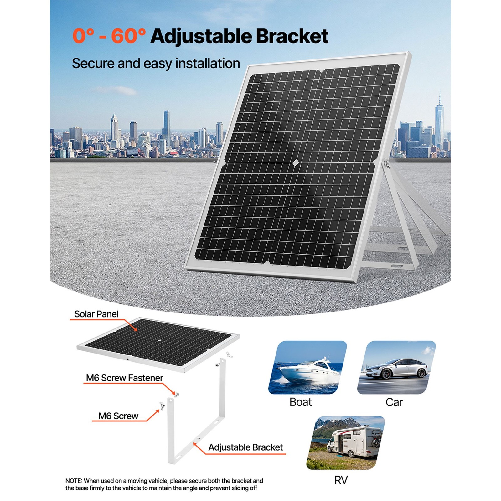 30W 12V Solar Charger IP67 Waterproof MPPT for RV Boat Car