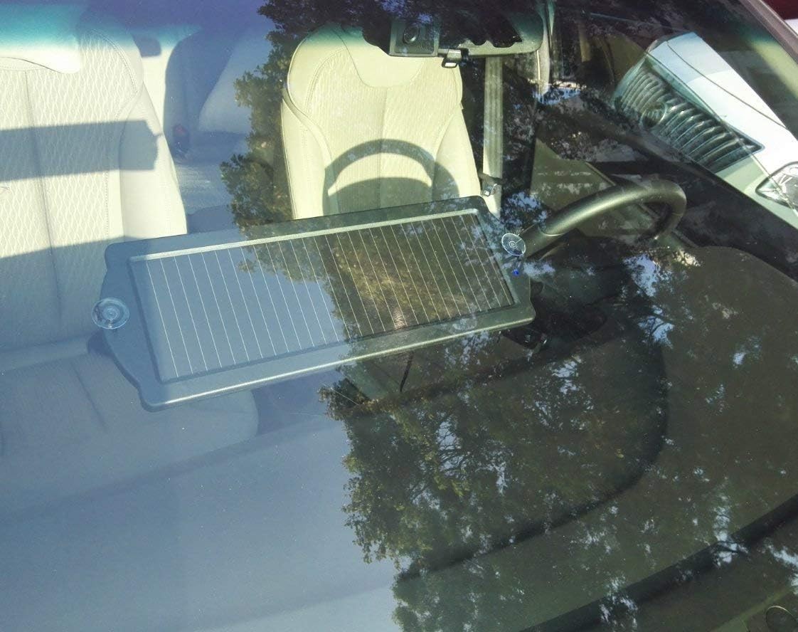 Car Battery Trickle Charger & Maintainer 12V Solar Panel Power Battery Charge…