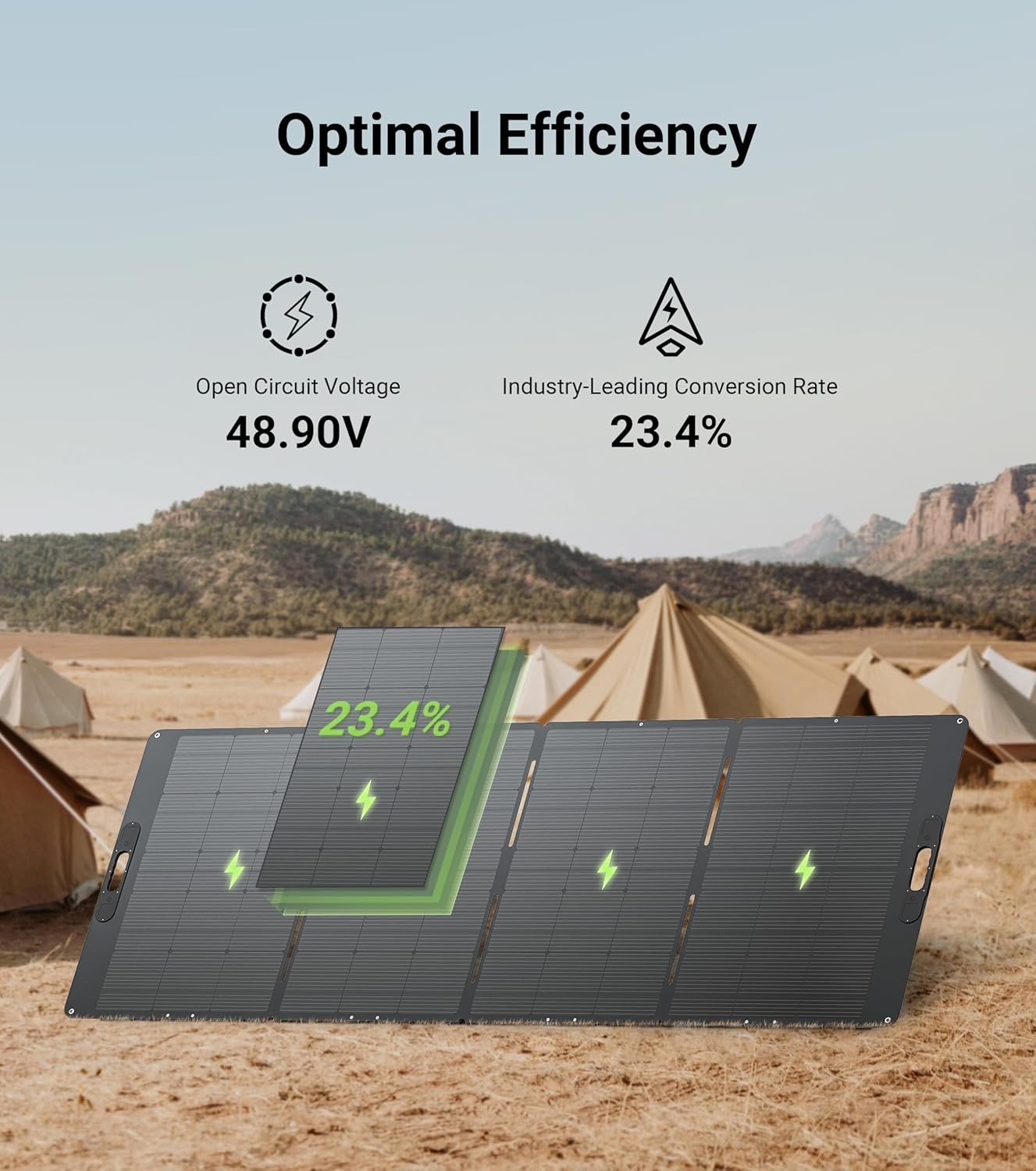 Dabbsson Portable Folding Solar Panel 120W/210W/420W for Power Station Home Trip
