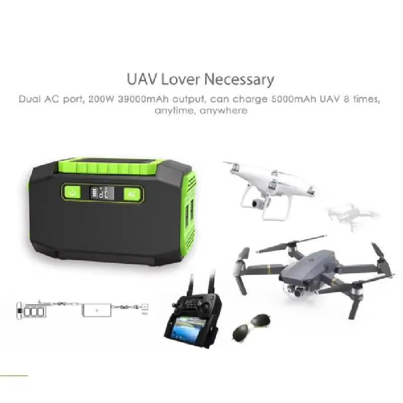 200W 145Wh 39000mAh Energy Storage Power Supply,Outdoor and Indoor Backup Power