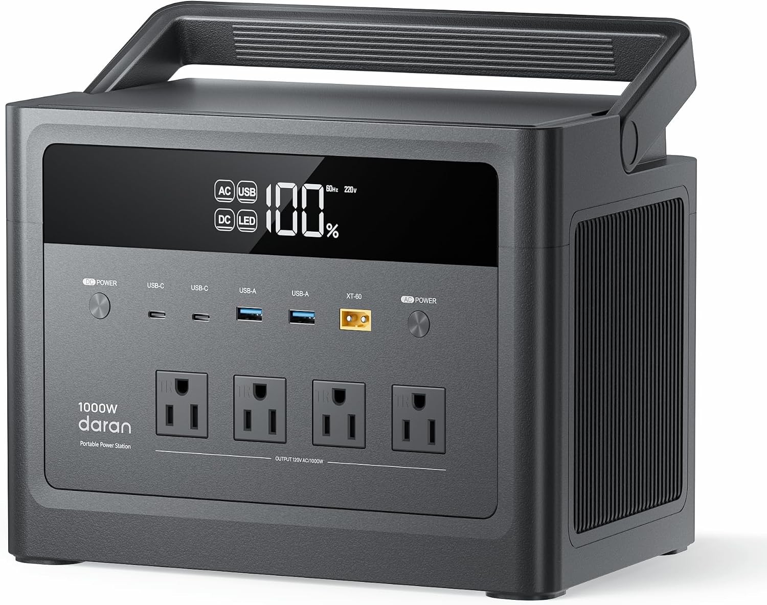 2026 Portable Power Station 700W Surge 288Wh LiFePO4 Battery Backup Power Bank