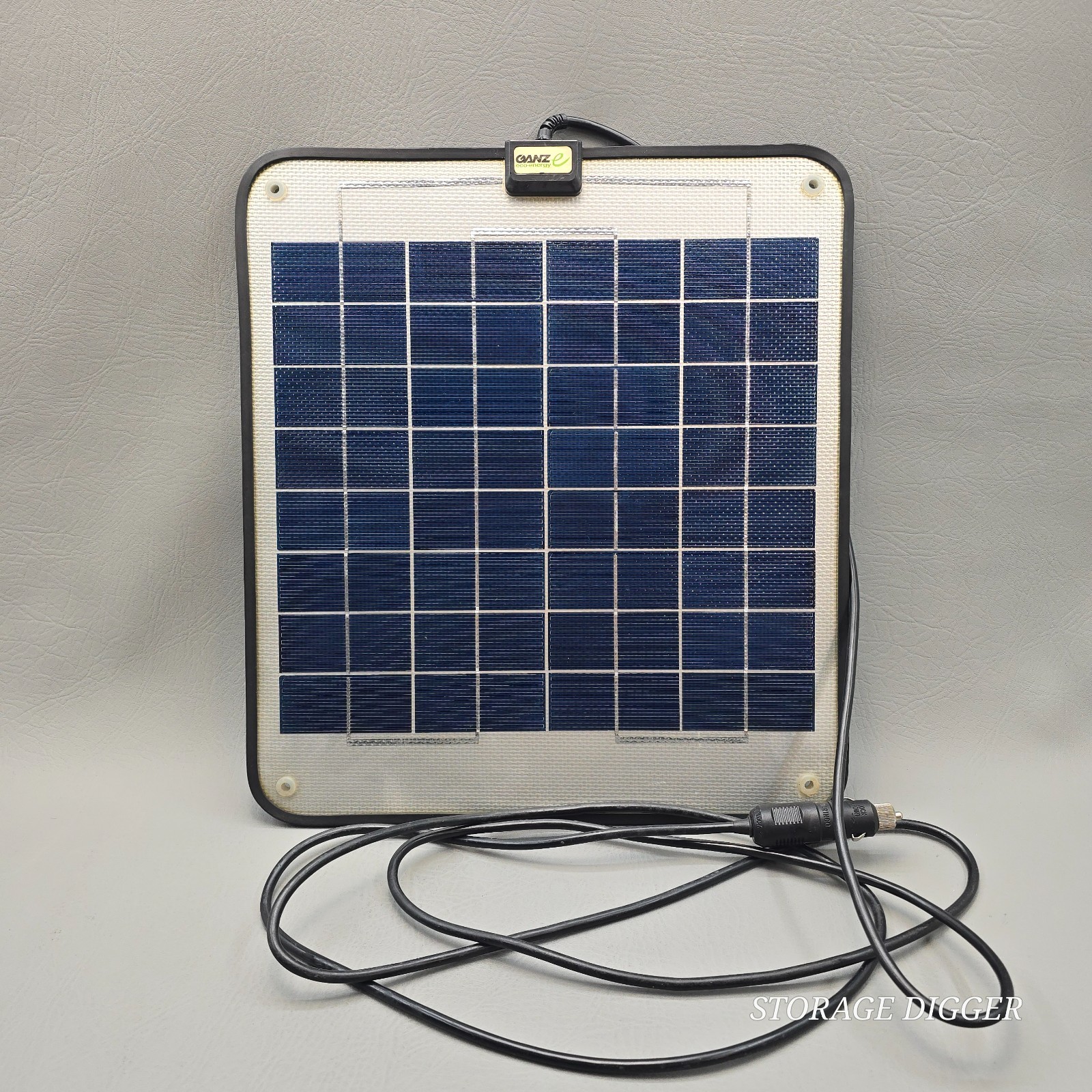 Ganz CPV-12 Eco-Energy Semi-Flexible 12 Watt Solar Panel with Wire Made in China