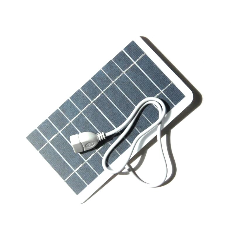 USB Solar Panel Power Bank for Outdoor Camping Hiking Phone Charger 5V Portable