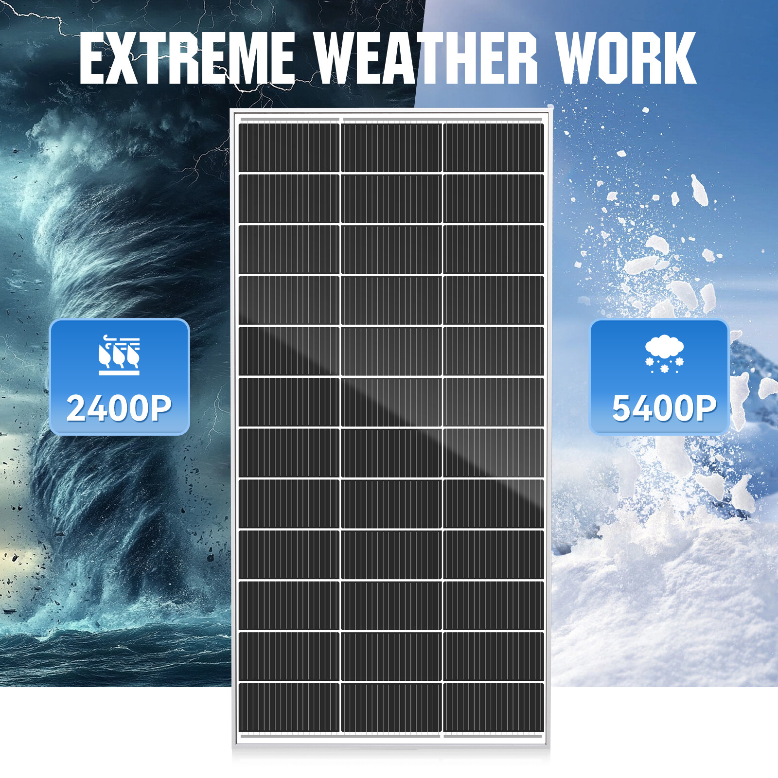 100W 200W 300W 400W Watt 12V Monocrystalline Solar Panel Home RV Charger OffGrid