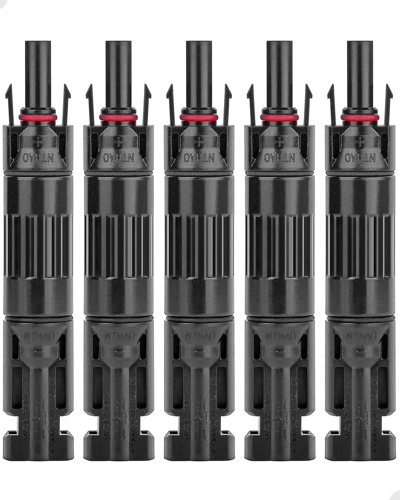 Jtron 5 PCS PV Solar Panel Connector Male/Female 10A Built-in Diode Inline Fu…