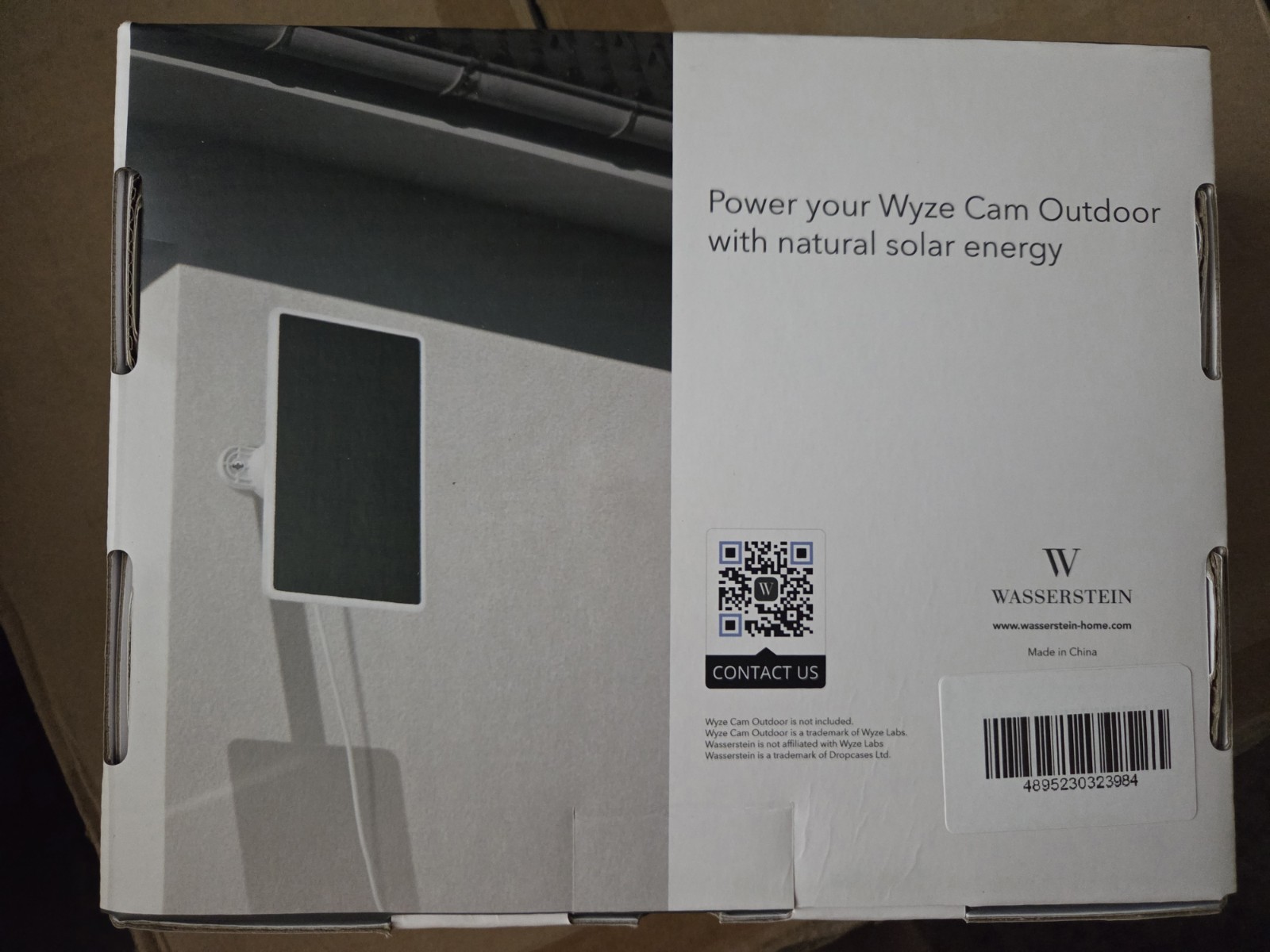 Wasserstein Solar Panel For Wyze Cam Outdoor,outdoor V2, Battery Cam Pro