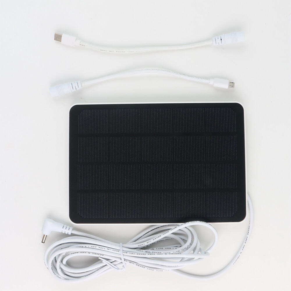 4W Solar Panel Charger for Ring Camera Spotlight & Stick Up Cam with 10ft Cable