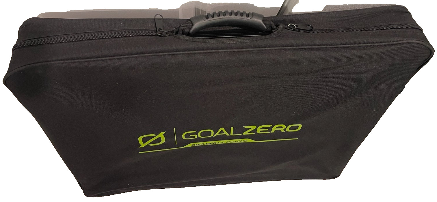 Goal Zero Boulder 100 Solar Briefcase 100W Portable Solar Panel w/ Case & Box