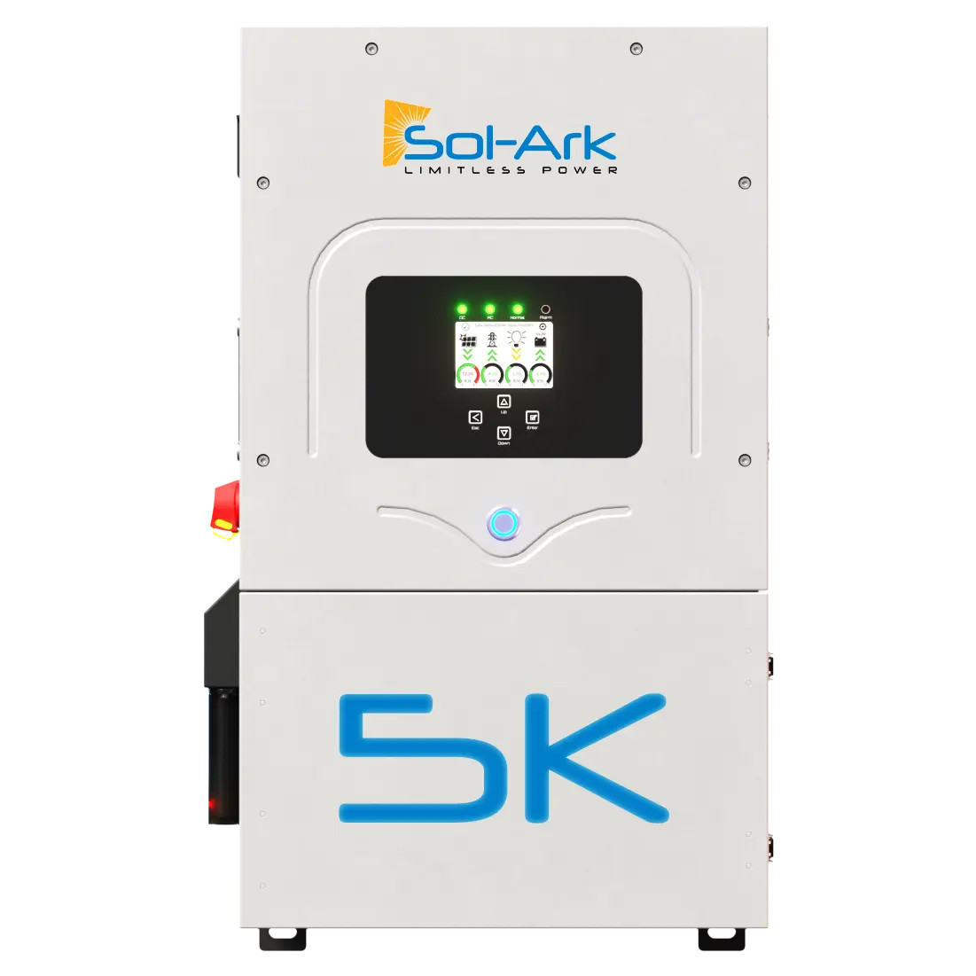 4.4KW Complete Offgrid Solar Kit + 5K Sol-Ark Inverter + 10.24KW OMO Stack Lithi