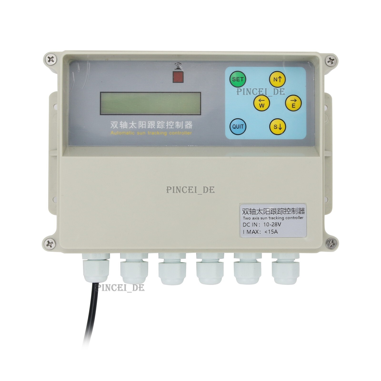 NEW Dual Axis Solar Tracker Controller Automatic Solar Tracking Remote Control