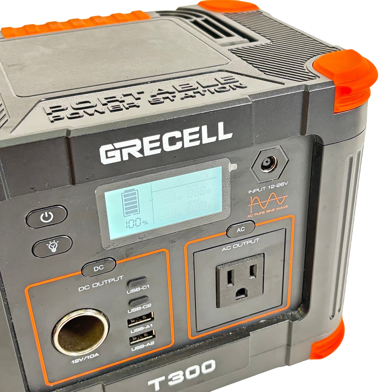 Grecell T300 230.88Wh 22.2V 10.4Ah Portable Power Station – Unit Only