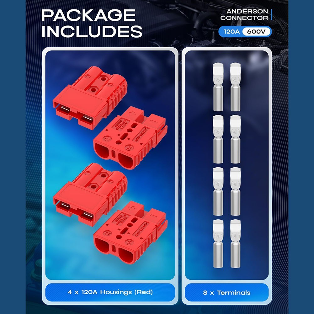 1For 20A 600V Quick Connect Disconnect for For 2-6 AWG Cables for Trailer